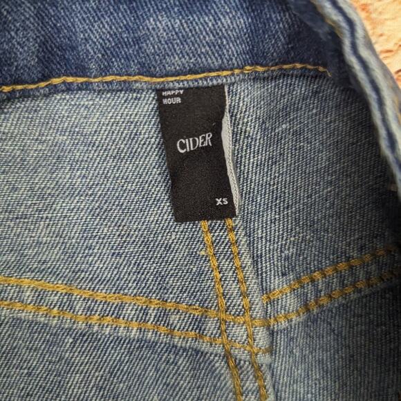 CIDER High waist solid wide leg jeans Size XS - Picture 4 of 5